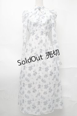画像1: EATME / デコルテボウタイワンピース  白ｘ黒 S-25-08-28-037-LO-OP-AS-ZS