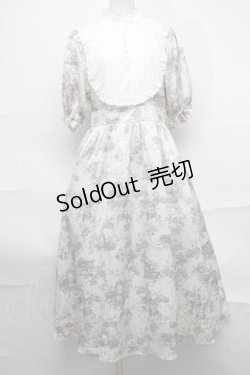 画像1: m petit by misako / トワルドジュイワンピース  ベージュ S-25-08-28-038-LO-OP-HR-ZS