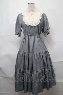 画像1: m petit by misako / TT*AMデシンヨークワンピース S グレー S-25-08-29-051-LO-OP-AS-ZS