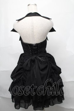 画像2: ATELIER PIERROT / Batwing Waltz ドレス  黒 S-25-08-29-059-EL-OP-HR-ZS