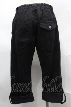 画像2: ALGONQUINS / スタッズＸプリントパンツ  黒 S-25-08-29-065-AL-PA-HR-ZS