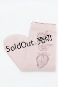 PINK HOUSE / いちごモチーフソックス  ピンク S-25-08-29-012-LO-ZA-HR-ZS