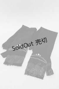 axes femme / レースアームカバー  黒 S-25-08-29-013-AX-ZA-HR-ZT-K025