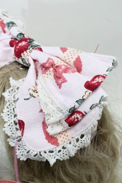 画像3: BABY,THE STARS SHINE BRIGHT / Juicy BABY Love Love Berries柄リボンカチューシャ  ピンク S-25-08-29-014-BA-AC-HR-ZS