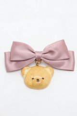 axes femme kawaii / クッキーベアバレッタ  ピンク S-25-08-29-002-AX-AC-HR-ZS