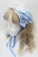 画像1: BABY,THE STARS SHINE BRIGHT / プリンセスドロップヘッドドレス  サックス S-25-08-29-018-BA-AC-HR-ZS (1)