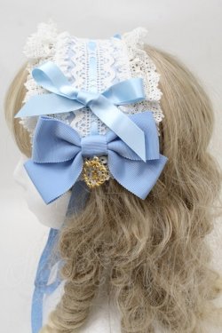 画像2: BABY,THE STARS SHINE BRIGHT / プリンセスドロップヘッドドレス  サックス S-25-08-29-018-BA-AC-HR-ZS