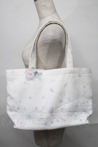 Secret Honey / アリエルトートバッグ  白 S-25-08-29-024-CA-BG-HR-ZT-K025