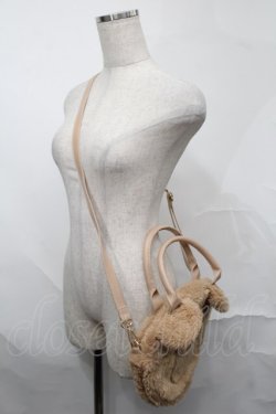 画像3: axes femme kawaii / ふわふわクマバッグ  キャメル S-25-08-29-025-AX-BG-HR-ZS