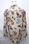 画像2: Karl Helmut / ペンギンラベルプリントシャツブラウス  ベージュ S-25-08-29-034-EL-BL-HR-ZI (2)