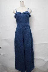 an another angelus / デニムジャンパースーツ  ブルー S-25-08-31-050-CA-OP-HR-ZT100