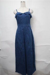 an another angelus / デニムジャンパースーツ  ブルー S-25-08-31-050-CA-OP-HR-ZT100