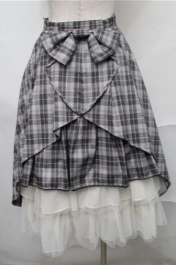 画像2: Secret Honey / バッスルスカート  グレー S-25-08-31-054-CA-SK-AS-ZS