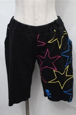 画像1: LOVER'S ROCK / スウェットショートパンツ  黒 S-25-08-31-057-PU-PA-AS-ZS