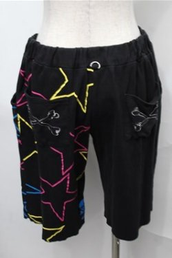 画像2: LOVER'S ROCK / スウェットショートパンツ  黒 S-25-08-31-057-PU-PA-AS-ZS