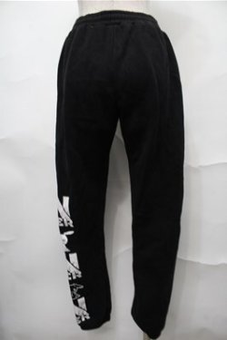 画像2: NieR Clothing / プリントスウェットパンツ  黒 S-25-08-31-059-PU-PA-HR-ZS