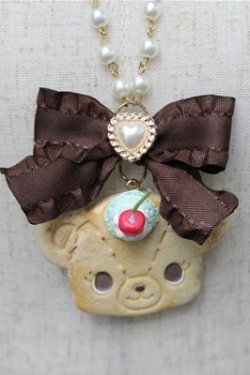 画像2: LOLITA / クッキーベアーネックレス  ベージュ S-25-08-31-010-LO-AC-HR-ZS