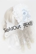 LOLITA / ヘッドドレス  白ｘサックス S-25-08-31-013-LO-ZA-AS-ZS