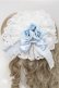 画像3: LOLITA / ヘッドドレス  白ｘサックス S-25-08-31-013-LO-ZA-AS-ZS (3)