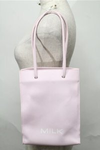 MILK / レザー petie BAG  ピンク S-25-08-31-018-ML-BG-HR-ZT-K025