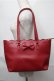 画像1: m petit by misako / AMスカラップトートバッグ  赤 S-25-08-31-021-LO-BG-AS-ZS (1)