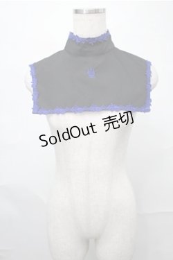画像1: Moi-meme-Moitie / 修道女付け衿  黒ｘ青 S-25-08-31-024-MO-ZA-AS-ZS