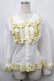 画像1: BABY,THE STARS SHINE BRIGHT / Mignonette Fleurie ブラウス  白ｘイエロー S-25-08-31-028-BA-BL-AS-ZS (1)