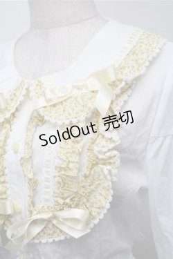画像3: BABY,THE STARS SHINE BRIGHT / Mignonette Fleurie ブラウス  白ｘイエロー S-25-08-31-028-BA-BL-AS-ZS