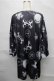 画像2: NieR Clothing / 転写総柄カットソー  黒 S-25-08-31-033-PU-TO-AS-ZS (2)