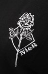 画像3: NieR CLOTHING / バラ刺 リブタンクトップ  黒 S-25-08-31-034-PU-TO-HR-ZY (3)