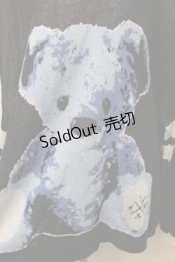 画像3: TRAVAS TOKYO / くまジャガードバルーンチルデンニットプルオーバー  黒 S-25-08-31-035-PU-TO-AS-ZS