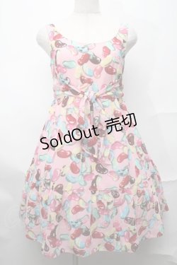 画像1: MILK / ジェリービーンズドレス  ピンク S-25-09-01-043-ML-OP-HR-ZI