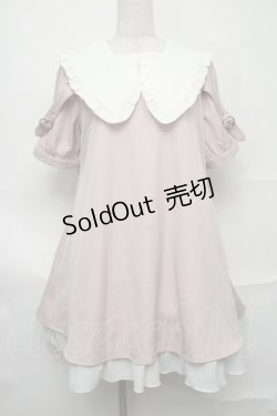 画像1: Amavel / Heart CrossフリルAラインワンピース  ピンク S-25-09-01-048-CA-OP-HR-ZS
