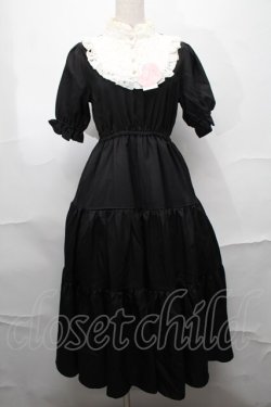 画像1: m petit by misako / TT*AMデシンヨークワンピース S 黒 S-25-09-01-056-LO-OP-AS-ZS