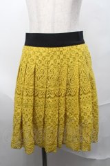 Jane Marple Dans Le Salon / レーススカート  イエロー S-25-09-01-060-JM-SK-AS-ZT491