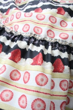 画像3: Emily Temple cute / WhipCakeボーダースカート  黒 S-25-09-01-062-ET-SK-AS-ZS
