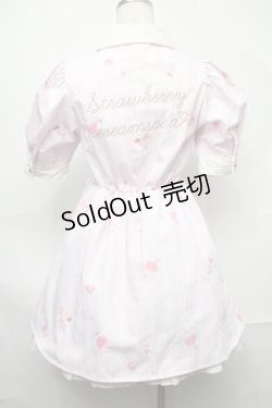 画像2: Swankiss / ストロベリークリームソーダワンピース  ピンク S-25-09-01-019-CA-OP-HR-ZS