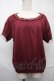 画像1: axes femme / トップス  ワイン S-25-09-01-025-AX-TO-AS-ZS (1)