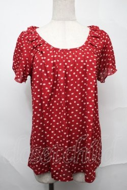 画像1: axes femme / トップス  赤 S-25-09-01-026-AX-TO-ET-ZS
