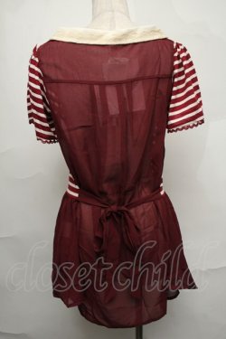 画像2: axes femme / トップス  赤ｘオフ S-25-09-01-027-AX-TO-ET-ZS