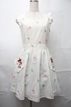 画像1: Ank Rouge / クリームソーダ柄ワンピース  オフ S-25-09-01-030-CA-OP-HR-ZS