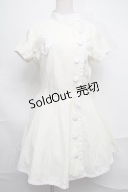画像1: LOLITA / ナース風ワンピース  イエロー S-25-09-01-037-LO-OP-HR-ZS