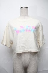 LAND by MILKBOY / ロゴTシャツ  ベージュ S-25-09-01-006-MB-CO-HR-ZT366