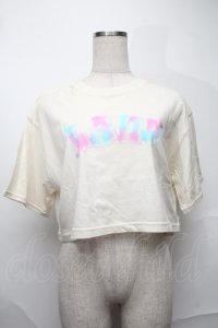 LAND by MILKBOY / ロゴTシャツ  ベージュ S-25-09-01-006-MB-CO-HR-ZT366