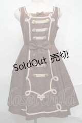 Angelic Pretty / Melty Whip Chocolateジャンパースカート  ブラウン S-25-09-02-044-AP-OP-HR-ZS