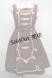 Angelic Pretty / Melty Whip Chocolateジャンパースカート  ブラウン S-25-09-02-044-AP-OP-HR-ZS