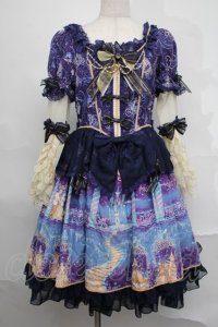 BABY,THE STARS SHINE BRIGHT / Cinderellaワンピース  紺 S-25-09-02-048-BA-OP-AS-ZS