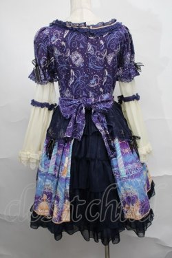 画像2: BABY,THE STARS SHINE BRIGHT / Cinderellaワンピース  紺 S-25-09-02-048-BA-OP-AS-ZS