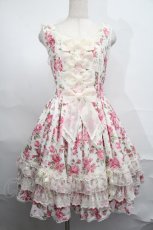 画像1: Angelic Pretty / Dramatic Roseジャンパースカート  オフ S-25-09-02-049-AP-OP-AS-ZS (1)