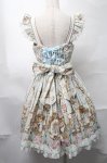 画像2: Angelic Pretty / Alice in WonderLandジャンパースカート  サックス S-25-09-02-051-AP-OP-AS-ZS (2)